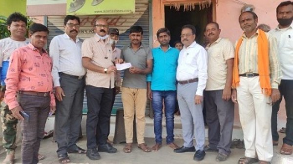 सेवाकाल के दौरान निधन, नगर पालिका ने दी 50 हजार की अनुग्रह राशि