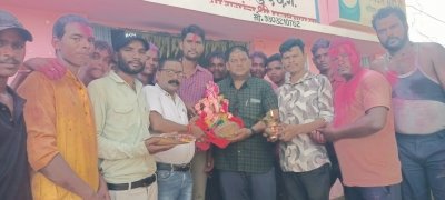 *गौरव ग्राम बुंदेली में बड़े ही धूमधाम से बप्पा को विदाई दी*