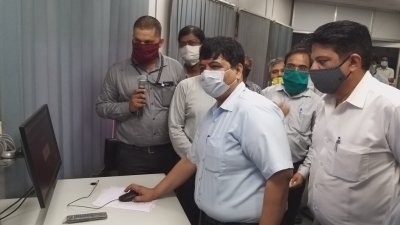 आत्म निर्भर भारत - सिंटर प्लांट तीन के मेन एग्जास्टर-1 में पीएलसी प्रणाली का हुआ उन्नयन , बीएसपी के सीईओ अनिर्बान दासगुप्ता ने किया उद्घाटन