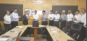ई-पेमेंट गेटवे पर भिलाई इस्पात संयंत्र और भारतीय स्टेट बैंक रायपुर के बीच एमओयू साइन