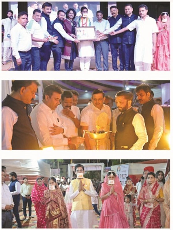 भगवान महावीर जन्म कल्याणक महोत्सव दुर्ग में चारित्र आत्माओं का अभिनंदन सांसद विजय बघेल ने सकल जैन डायरेक्टरी सरोकार का विमोचन किया