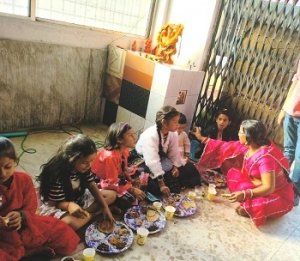 महाअष्टमी पर निगम परिसर दुर्गा मंदिर में हुआ हवन-पूजन,सुख समृद्धि की कामना