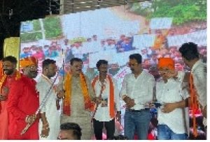 हिन्दू युवा मंच द्वारा आयोजित श्री हनुमान जन्मोत्सव रैली की धूम , हजारो लोग डूबे भक्ति में ...