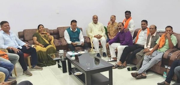 भाजपा की 21 सितंबर को पहुंच रही परिवर्तन यात्रा को लेकर  दुर्ग ग्रामीण विधानसभा में बनी रणनीति