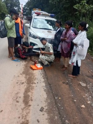 सुरक्षा ही नहीं, सेवा भी दे रही यातायात पुलिस