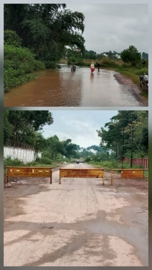 बारिश की मार, यातायात विभाग तैयार