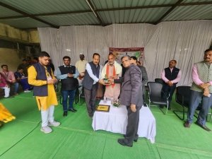 स्वामी आत्मानंद स्कूल में राष्ट्रीय एकता शिविर का आयोजन, विधायक ललित चंद्राकर हुए शामिल
