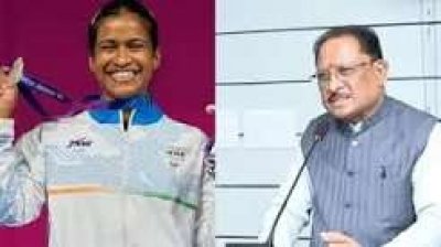 कॉमनवेल्थ गेम्स में ज्ञानेश्वरी यादव की उपलब्धि पर मुख्यमंत्री ने दी बधाई