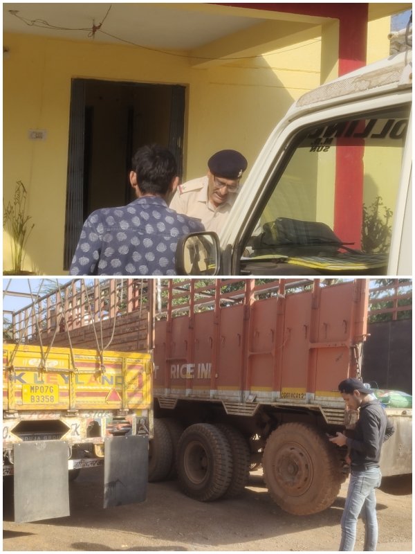 यातायात पुलिस हुई सख्त, नो एंट्री एवम नशेबाज चालको पर कार्यवाही ....