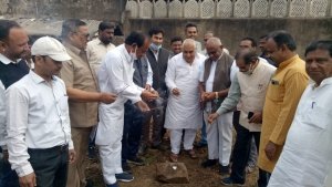 दुर्ग में राजीव भवन निर्माण का हुआ शुभारंभ , जल्द बनेगा भव्य कांग्रेस कार्यालय