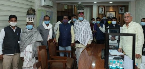 मुख्यमंत्री से अखिल भारतीय रामनामी महासभा के प्रतिनिधिमंडल ने की सौजन्य मुलाकात