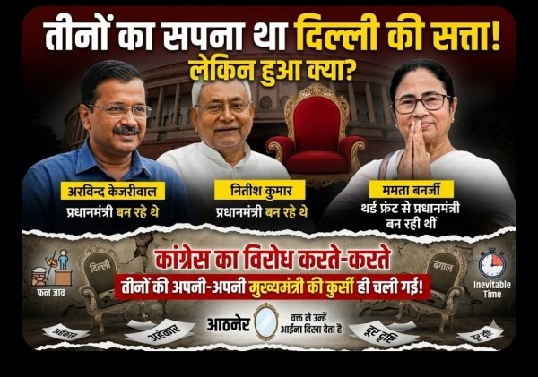 दिल्ली की दहलीज और सियासी हकीकत: जब 'अहंकार' ने छीन लिया 'मुख्यमंत्री' का ताज!