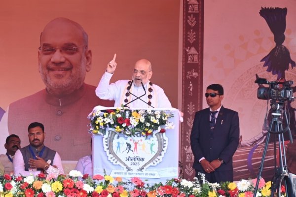 केन्द्रीय गृह एवं सहकारिता मंत्री श्री अमित शाह ने जगदलपुर में बस्तर ओलंपिक के समापन समारोह को किया संबोधित