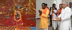 मुख्यमंत्री ने कटेकल्याण के दंतेश्वरी मंदिर में की पूजा-अर्चना