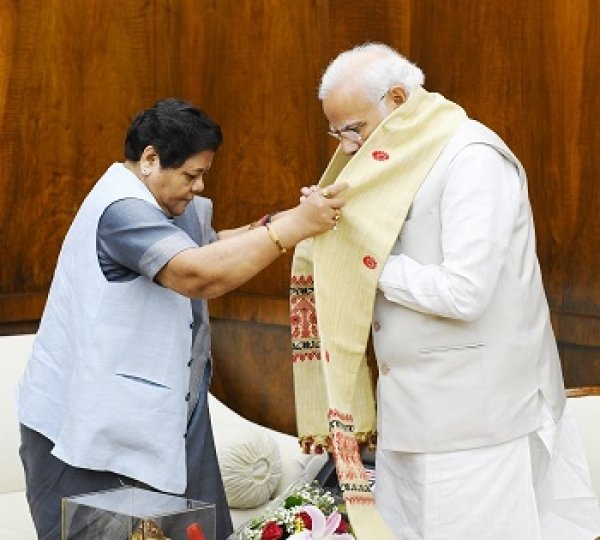 राज्यपाल  उइके ने प्रधानमंत्री  मोदी से की सौजन्य भेंट