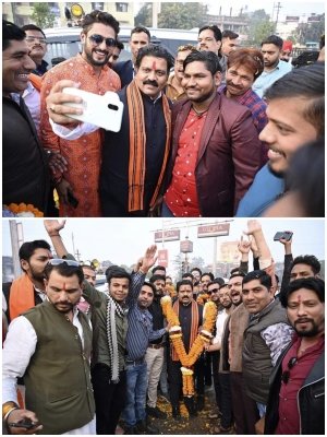 उपमुख्यमंत्री विजय शर्मा का मालवीय नगर चौक दुर्ग में युवा कार्यकर्ताओं ने किया जोशीला स्वागत...