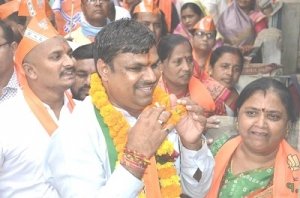 शहर के मतदाताओं का मिलता आशीर्वाद भाजपा के जीत के बढ़ते कदम-गजेंद्र यादव