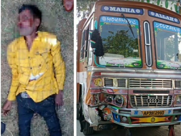 ट्रक ने मारी ठोकर, युवक की मौत