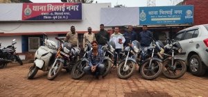 चोरी के लाखों रूपए के वाहन जप्त,दुर्ग पुलिस की कार्यवाही अंतर जिला वाहन चोर गिरफ्तार