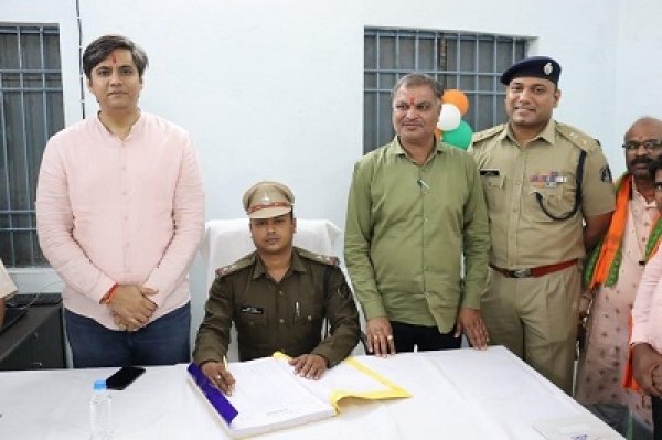 सुकुल दैहान में खुली नई पुलिस चौकी,भूषण चन्द्राकर बने पहले चौकी प्रभारी