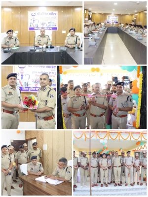 बालोद में आईजी अभिषेक शांडिल्य का प्रथम दौरा: कानून-व्यवस्था सुदृढ़ करने के दिए सख्त निर्देश, गुरूर में नए SDOP कार्यालय का शुभारंभ
