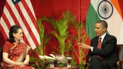ओबामा " प्रोमिस लैंड " से सोनिया गांधी पर क्या लिखा है?