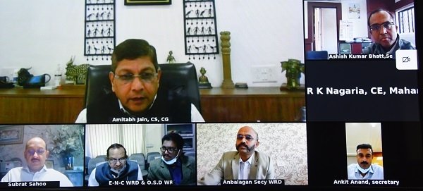 मुख्य सचिव की अध्यक्षता में राज्य जल संसाधन उपयोग समिति की बैठक सम्पन्न