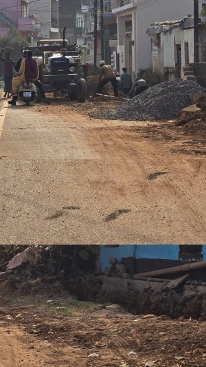 सड़क डामरीकरण के बाद नाली खुदाई से बिगड़े हालात, नगर निगम की कार्य योजना पर असंतोष